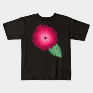 Pink ombré flower Kids T-Shirt